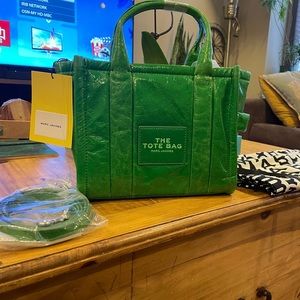 Marc Jacob small tote bag, shiny crinkles